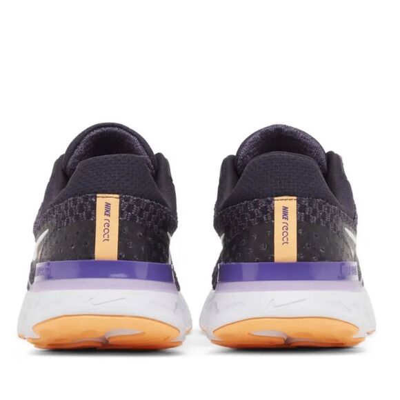 Nike Women's React Infinity Run Flyknit 3 - Cave Purple Orange size 8 NWOT - Picture 2 of 12